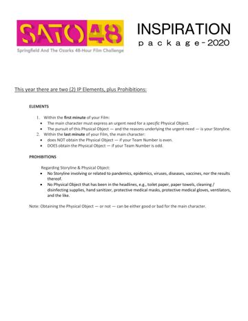 SATO48-2020 Inspiration Package