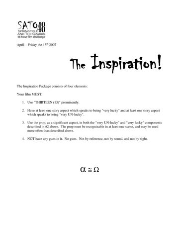 SATO48-2007 Inspiration Package